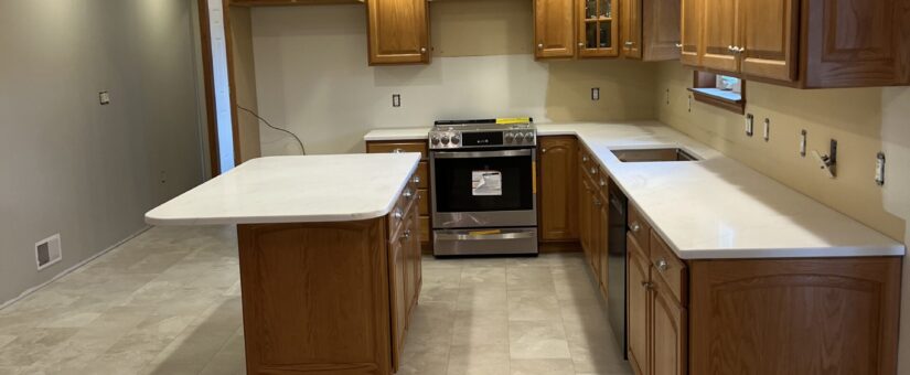 Kitchen Countertops, Flooring & Cabinets